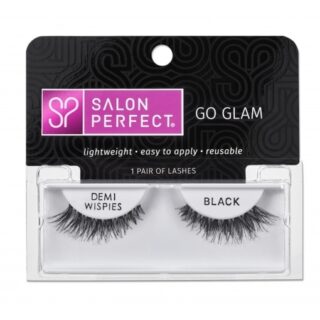 Ψεύτικες Βλεφαρίδες Salon Perfect Go Glam Demi Wispies Black Lashes Μαύρες