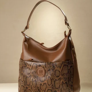 Shopping Bag με εξωτερική θήκη με φερμουάρ